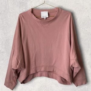Ella Moss Pink Oversized Pullover Sweater Size M